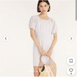 J. Crew Women's Purple and White Dress